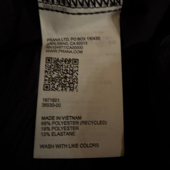 Prana Women's Black Wide Leg Pants - Picture 11 of 11